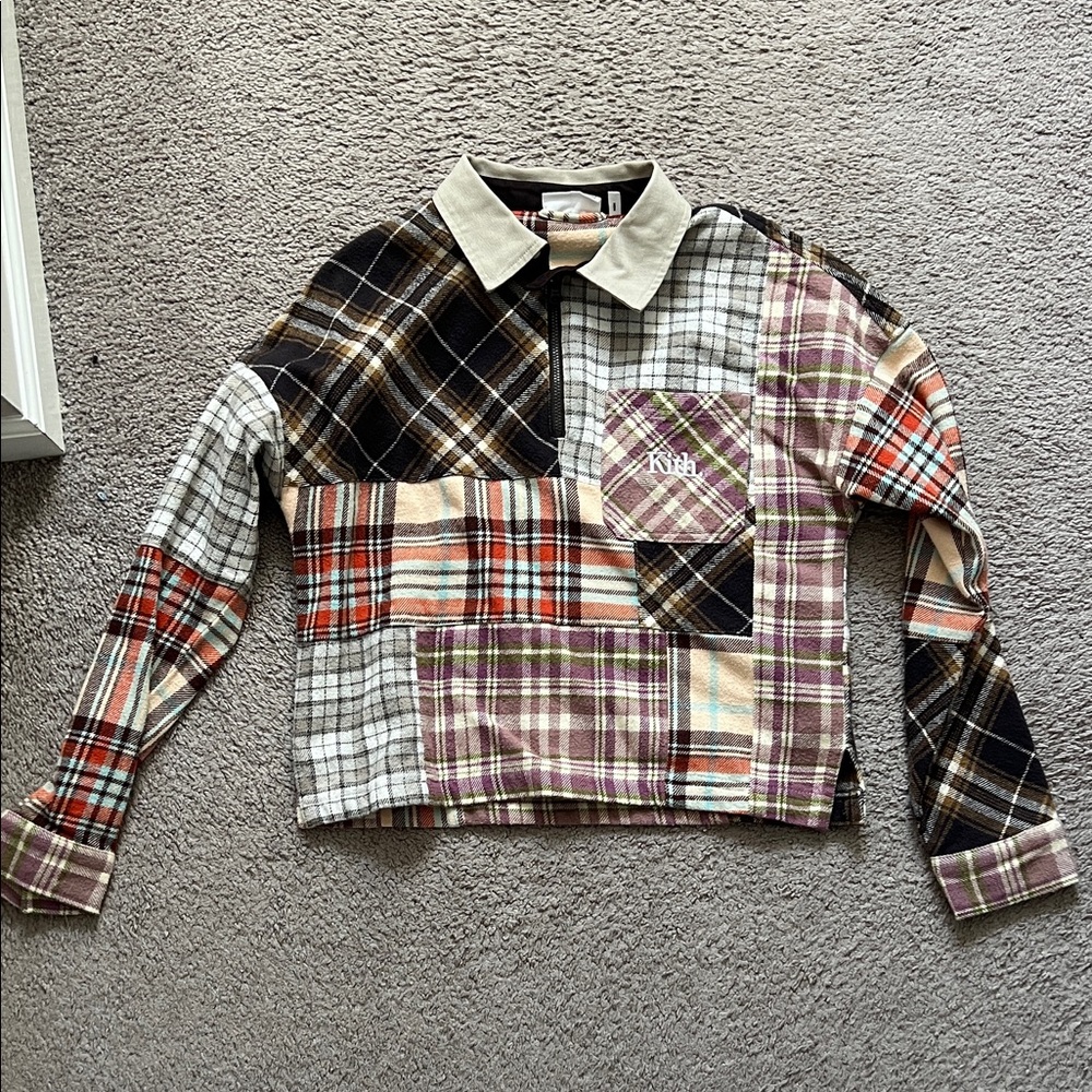 Kith Multicolor Plaid Patchwork Shirt